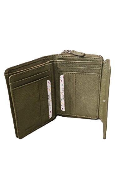 Adrada Women's Leather Wallet - TEG_DIV. AV002, green Green