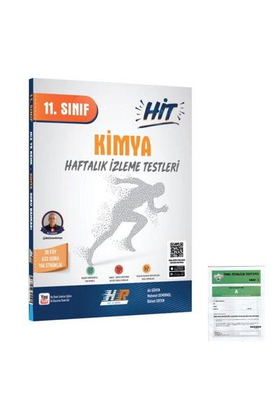 Hız ve Renk Yayınları 11. Sınıf Kimya Hit Soru Bankası Maarif + ıceberg deneme