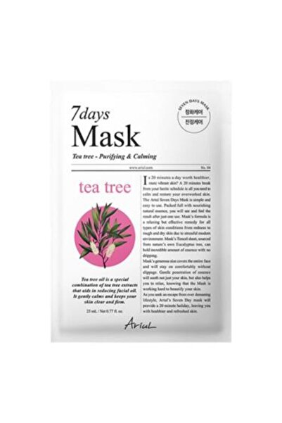 Ariul Ariol 7-day tea tree extract paper mask for purifying and soothing skin...