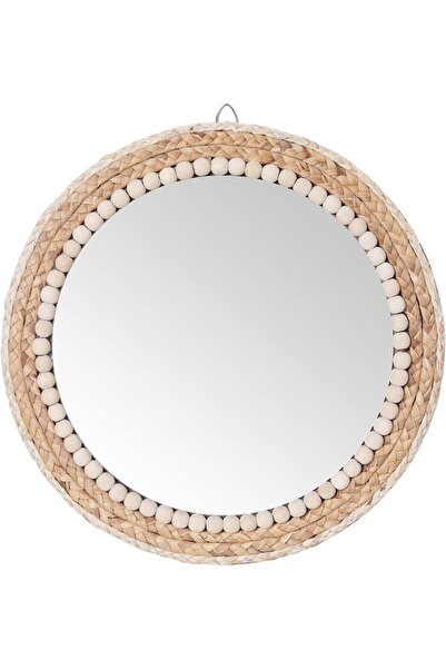 Generic 15 Inch Boho Round Hanging Wall Mirror Decorative Rattan Circle Wall ...
