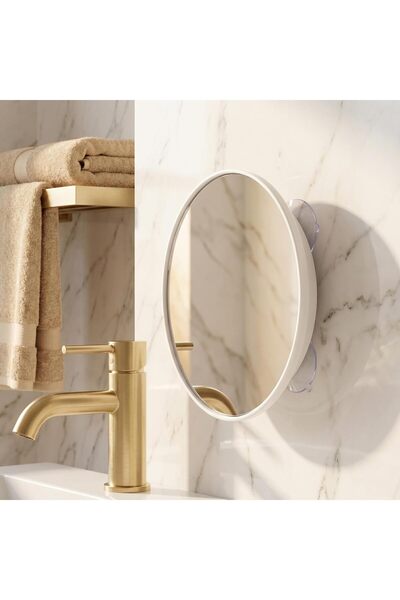 Baluue Suction Cup Bathroom Makeup Mirror 10X Magnifying Cosmetic Mirror Wall...