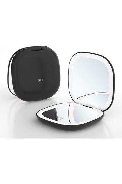 Generic Portable Dual-Sided LED Makeup Mirror with 3 Color Lighting, 360° Rot...