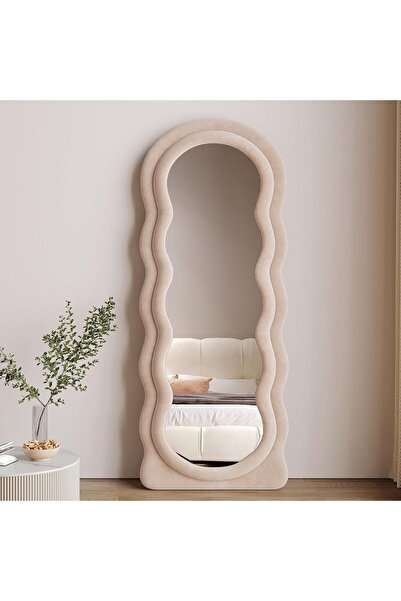 Generic V PARTY Floor Mirror with Stand, Full Length Mirror Wall Mounted, Sta...