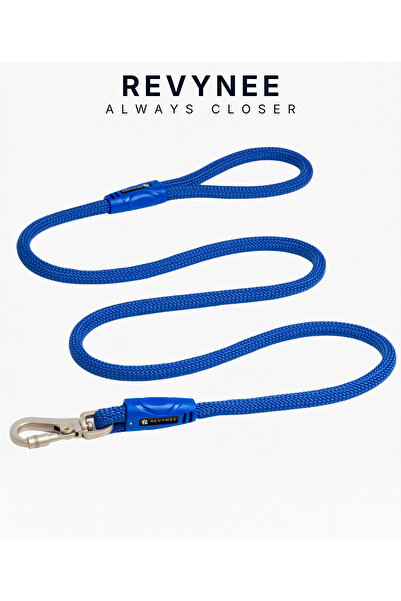 REVYNEE Premium Gezdirme Tasması ROPE Serisi Örgü Dayanıklı Leash