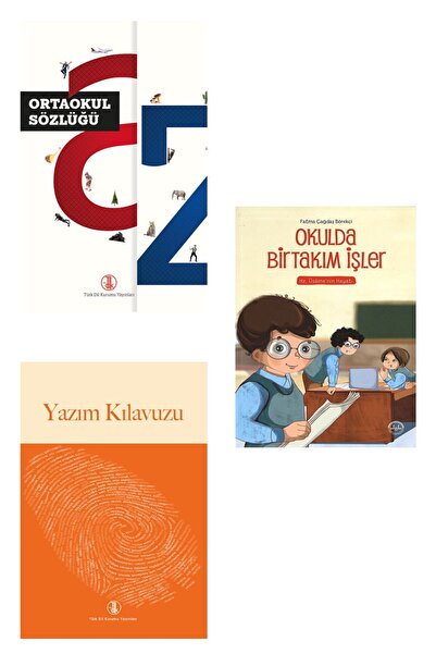 Türk Tarih Kurumu Yayınları ORTAOKUL SÖZLÜĞÜ (CİLTLİ-TDK)-YAZIM KILAVUZU-OKUL...