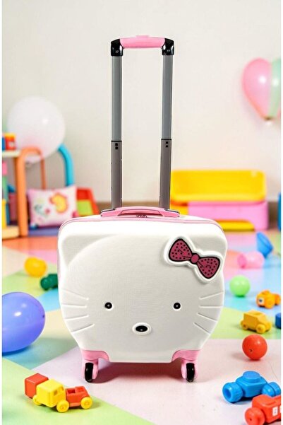 Laguna Hello Kitty Şekilli Çocuk Bavulu – Kız Çocuk Seyahat Valizi