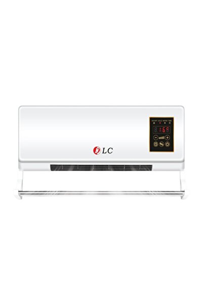 DLC مدفأة كهربائية 2 في 1 للتثبيت على الحائط بقوة 2000 واط مع مروحة للهواء ال...