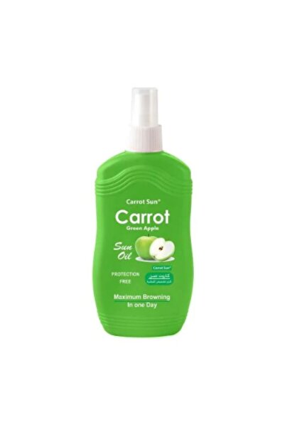 Carrot Sun 99% Green Apple Tanning Oil 200ml