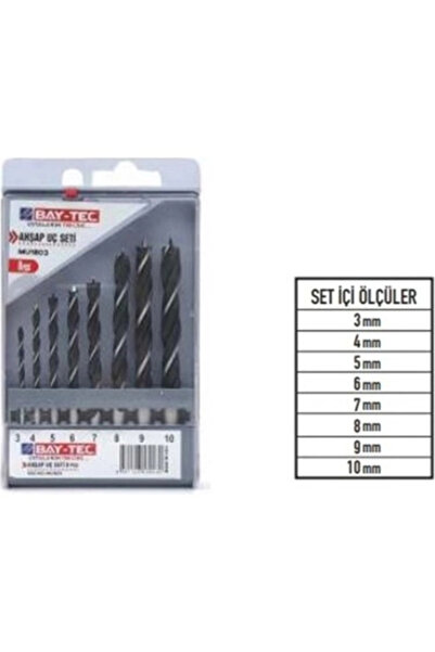 Baytec MU1803 AHŞAP UCU SETİ 8 PCS