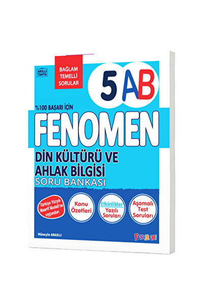Fenomen Yayıncılık FENOMEN YAYINLARI 5.SINIF DİN KÜLTÜRÜ VE AHLAK BİLGİSİ (A-...