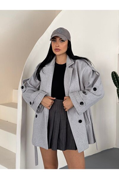 DENİKK TREND HAINĂ DE IARNĂ DE DAMĂ, TRENCH PREMIUM CU DUBLU RÂND DE NASTURI,...