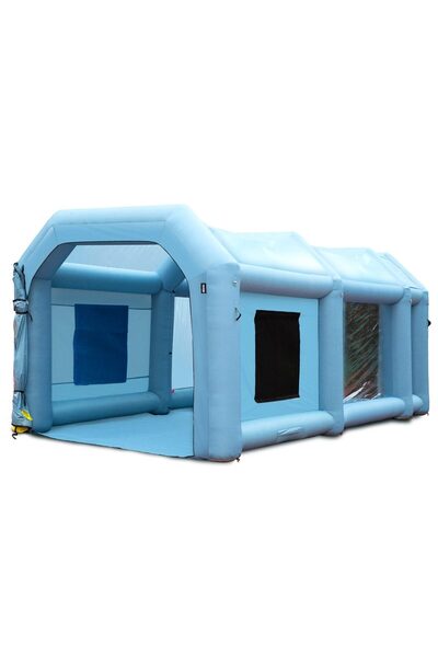 VEVOR Cabină de vopsit gonflabilă, Vevor, 2 x suflante, 480 / 750W, dimensiun...