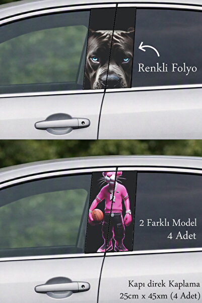 Automod A New Touch Door Post Foil Sticker Label for Your Vehicle