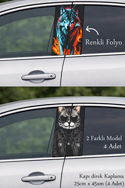 Automod New Faded Auto Door Post Covering for the Vehicle's Body