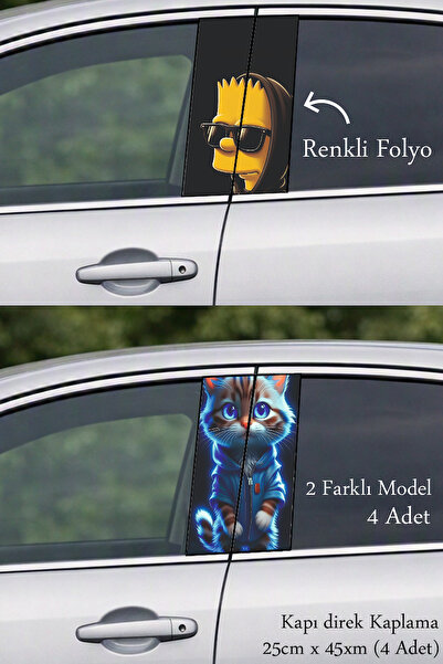 Automod A Different Design Door Post Foil Sticker Label for Your Vehicle