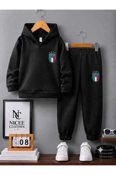 Generic Brand Unisex Tracksuit (Italy Winter Print on the Left)