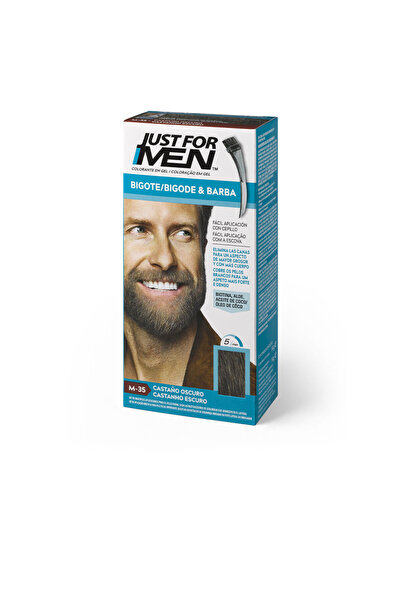 Just For Men Gel colorant pentru mustață, barbă și perciuni # Maro închis 15 ml
