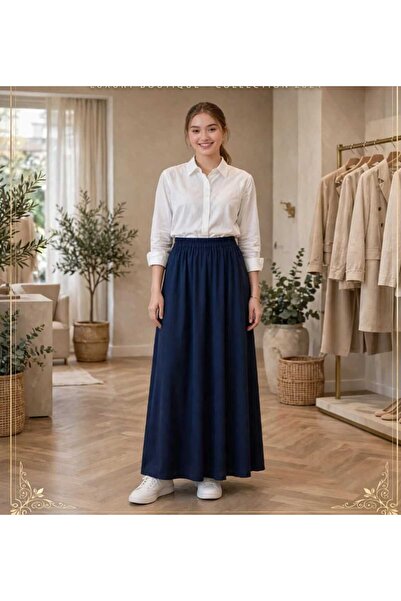 Generic Brand Secondary School Specific Navy Blue Skirt and White Blouse Set ...