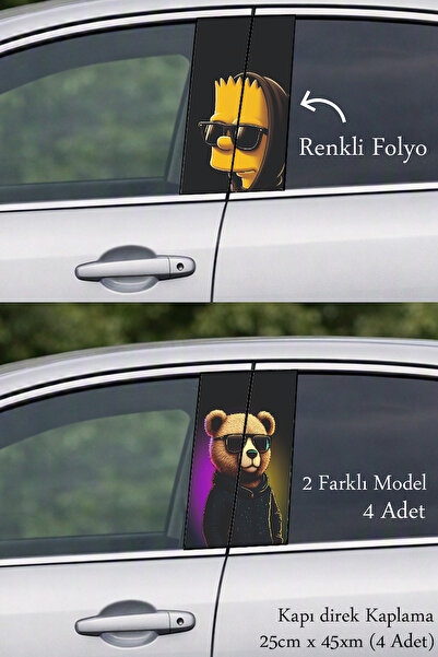 Automod An Original Design Door Post Foil Sticker Label for Your Vehicle