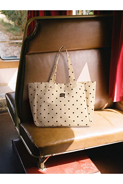 LC Waikiki Trendlucky Polka Dot Patterned Women's Shoulder Bag with a Difference