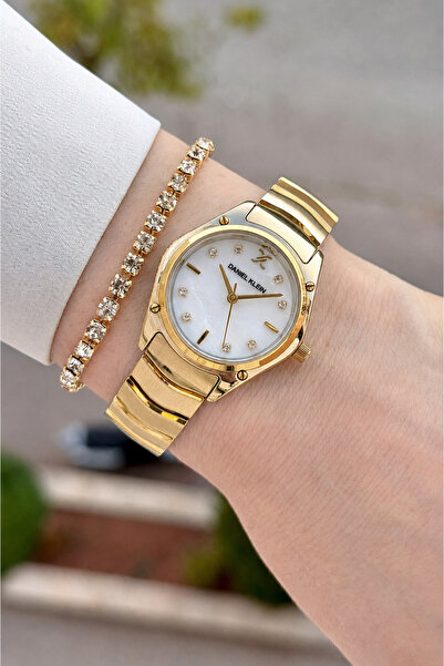 Daniel Klein Gold Color 30 mm 2 Year Warranty Women's Wristwatch