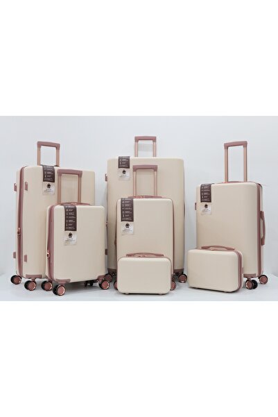 HighEnd طقم شنط دبش العروسة 7 قطع بمقاسات 12 إلى 32 بوصة – شنط عروس للسفر وتج...