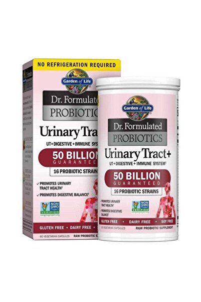 GARDEN OF LIFE Dr Formulated Probiotics Urinary Tract+ Acidophilus Probiotic ...