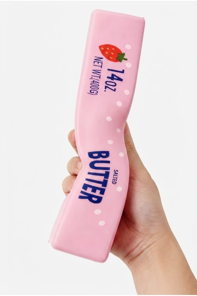 vattara Çilek Butter Dev Boy 25Cm 14Oz 400G Mega Büyük Boy Sukuşi Stres Oyunc...