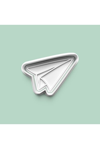 AKTASTORE Paper Airplane Cookie Mold and Sugar Dough Mold 1004-11