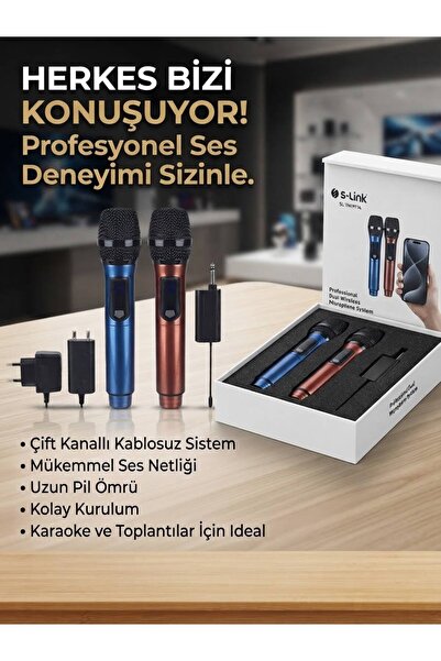 Genel Markalar WİRELESS MİCROPHONE SYSTEM