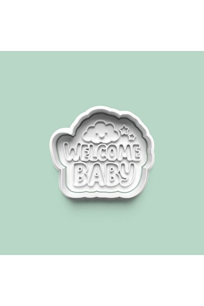 AKTASTORE Welcome Baby Cookie Mold and Sugar Dough Mold 1005-3