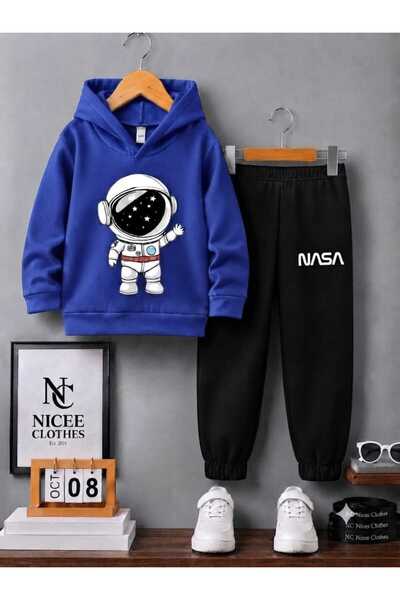 Generic Brand Children's Unisex Tracksuit Set (Nasa Astronaut Printed on the ...