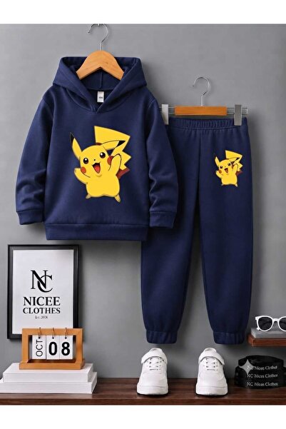 Leto Lykia Unisex Tracksuit (Pikaçhu Winter Print on the Cuffs)