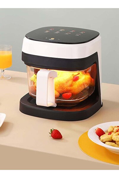 GENERAL Denx 6-Liter Air Fryer - 2400W All-In-One Multi-Purpose Glass Air Fryer