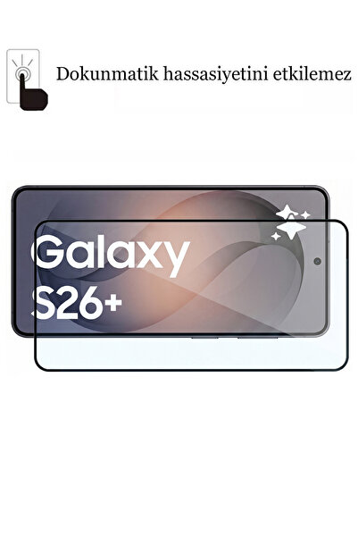 CEPSTOK Samsung Galaxy S26 Plus 5D Tam Kaplayan 9H Temperli Ekran Koruyucu