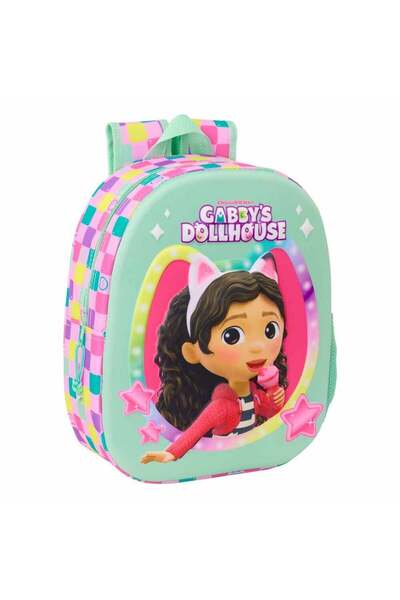 safta Rucsac 3D Casa de Păpuși a lui Gabby 33cm