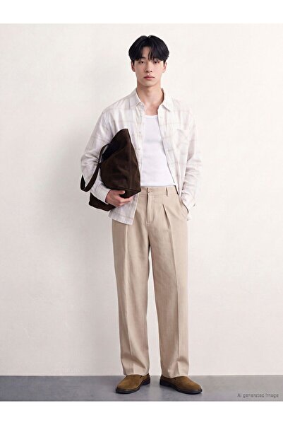 LC Waikiki Xside Beige Loose Fit Men's Trousers