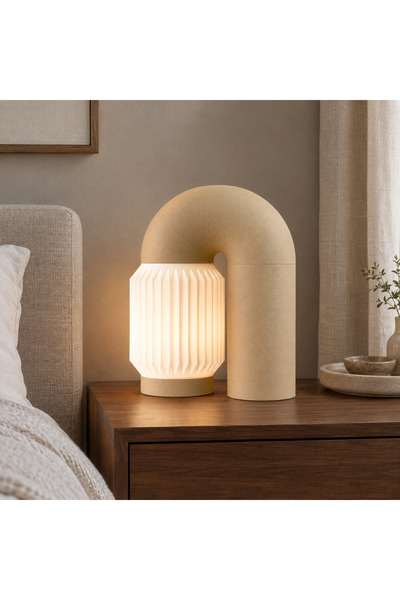 artemoris Modern Masa Lambası Dekoratif Abajur Minimal Tasarım Gece Lambası