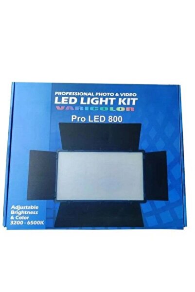 Generic Pro LED 800 Light Kit Vericolor For Photoshoot & Videography Adjustab...