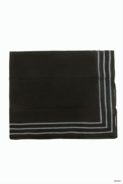 ZERO LAND Dpmix-Hb Stripe Patterned Bandana (210043) 50X50 Black