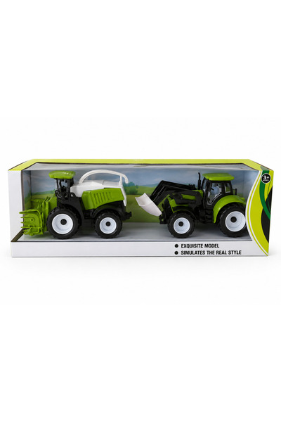 NW NessiWorld 9978-8B Combine Harvester and Tractor