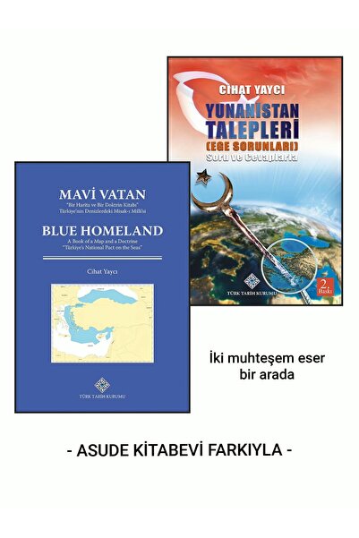 Türk Tarih Kurumu Yayınları Mavi Vatan ''Bir Harita ve Bir Doktrin Kitabı'' T...