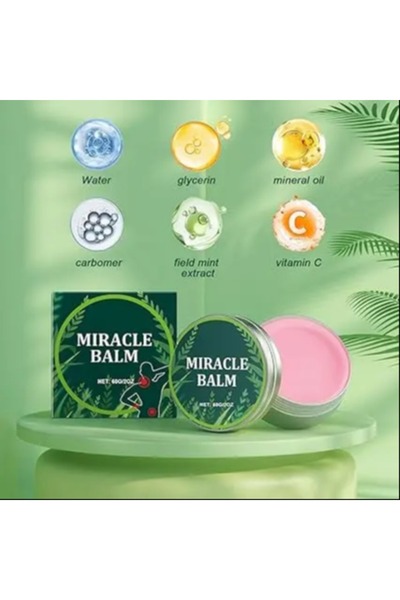 Miracle Balm - Soothing Joint Cream for Back, Hands, Feet and Body