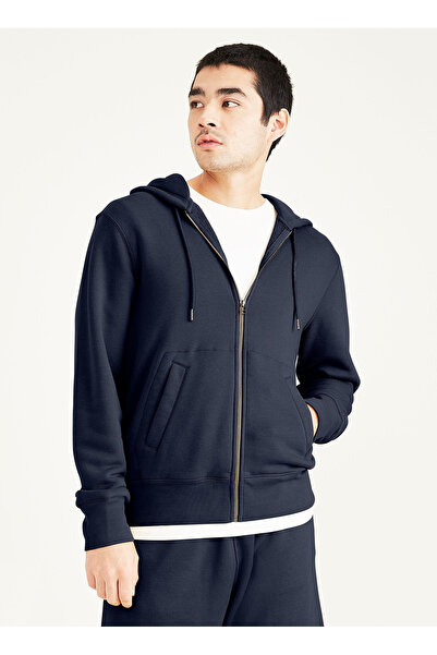 Dockers Mavi Erkek Bisiklet Regular Fit Sweatshirt A1153-0008
