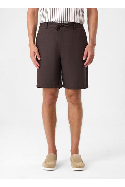 Back And Bond Brown Men's Regular Fit Shorts B35S36007