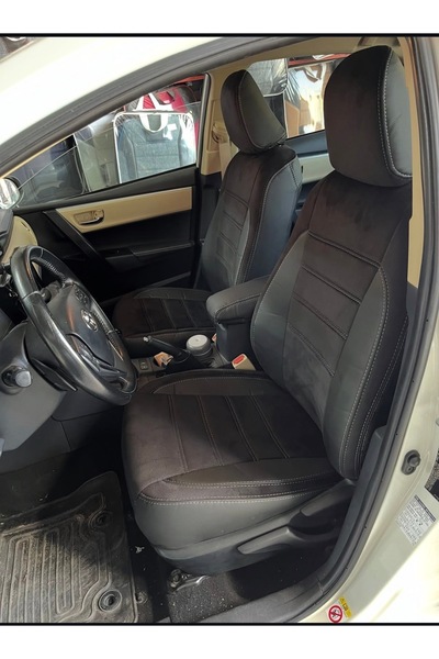 Anka Toyota Corolla 2013 Ve 2017 Arası Uyumlu - ÖZEL DİKİM -Oto koltuk kılıfı