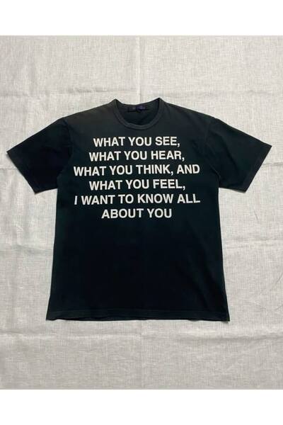 StartMore Tatto Vintage Y2K Sözler Baskılı Trend Top T-Shirt Supertee series
