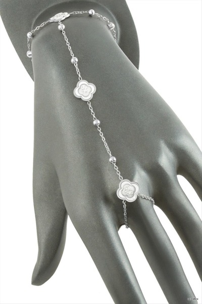 ZERO LAND Dpmix-Hb Flower Luxury Steel Şelmeran (210611) Silver Color