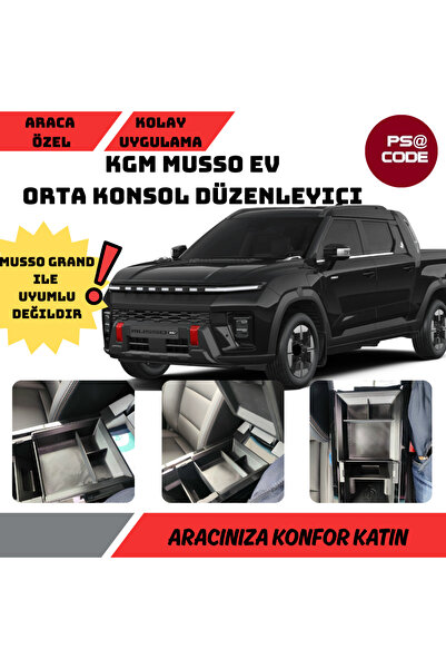 psa code Ssangyong KGM MUSSO EV Orta Konsol Düzenleyici-Organizer