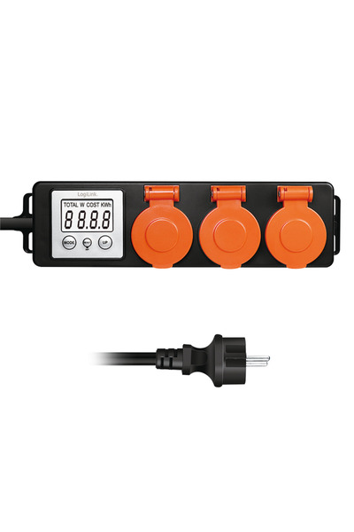 LogiLink PRELUNGITOR LOGILINK, Schuko x 3, cablu 3G 1.5mm2, 230 V/16 A, 50 Hz...